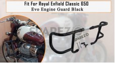 Fit For Royal Enfield Classic 650 Evo Engine Guard Black - SPAREZO Fit For Royal Enfield Classic 650 Evo Engine Guard Black - SPAREZO